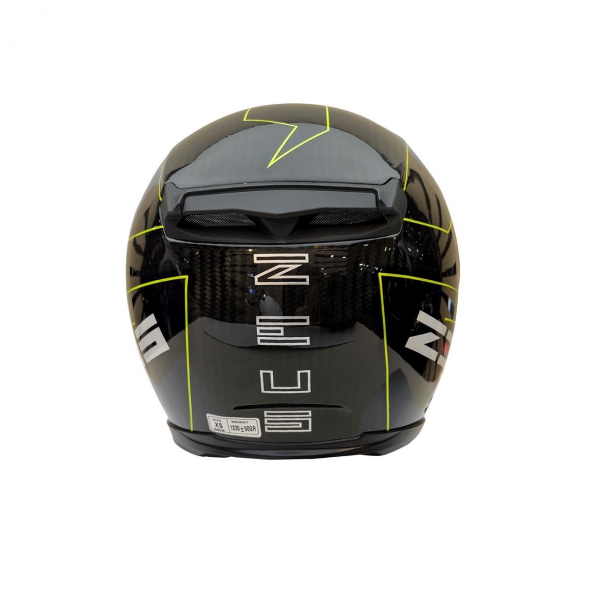 Zeus Zs-1800b Kapalı Kask Carbon Am8 Siyah-neon Sarı