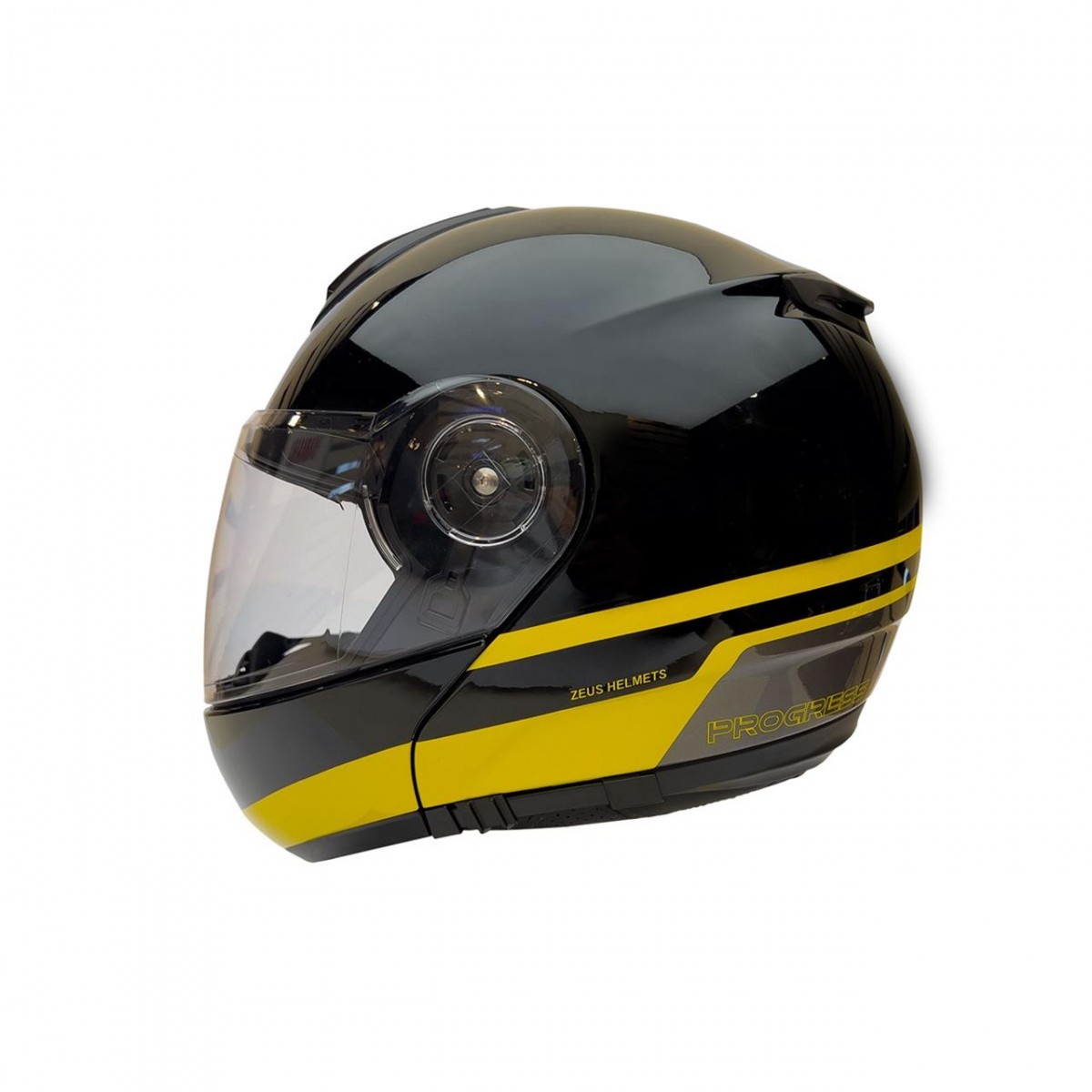 Zeus Zs-3050 Be6 Çene Açılır Kask Siyah-sarı