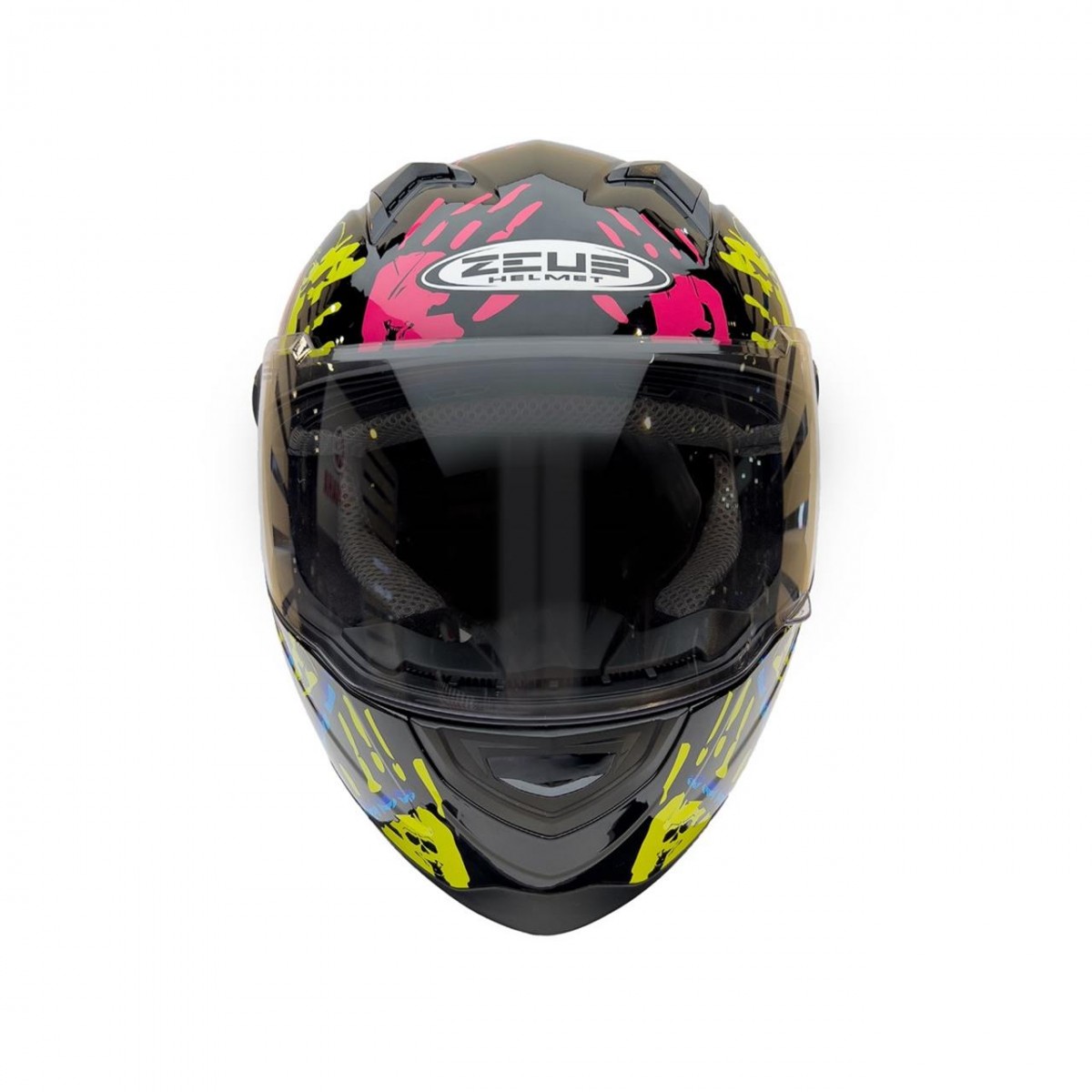 Zeus Zs-811a Al-37 Kapalı Kask Siyah-turuncu