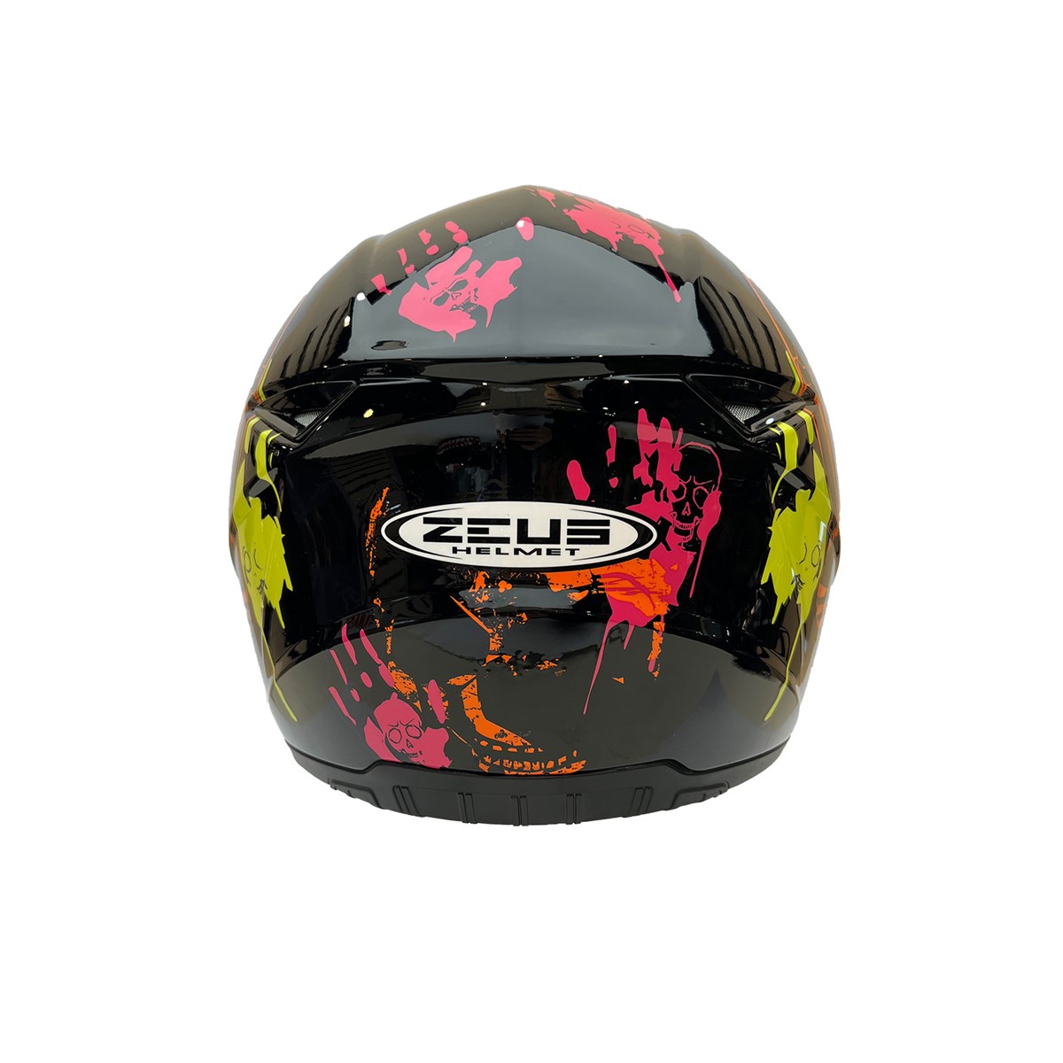 Zeus Zs-811a Al-37 Kapalı Kask Siyah-turuncu