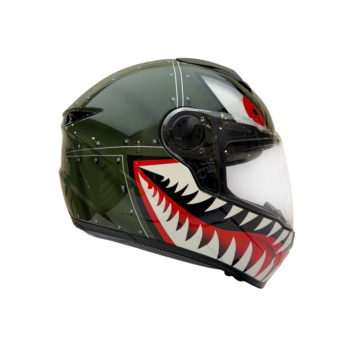 Zeus Zs-811a G30 Al38 Kapalı Kask Yeşil-gümüş