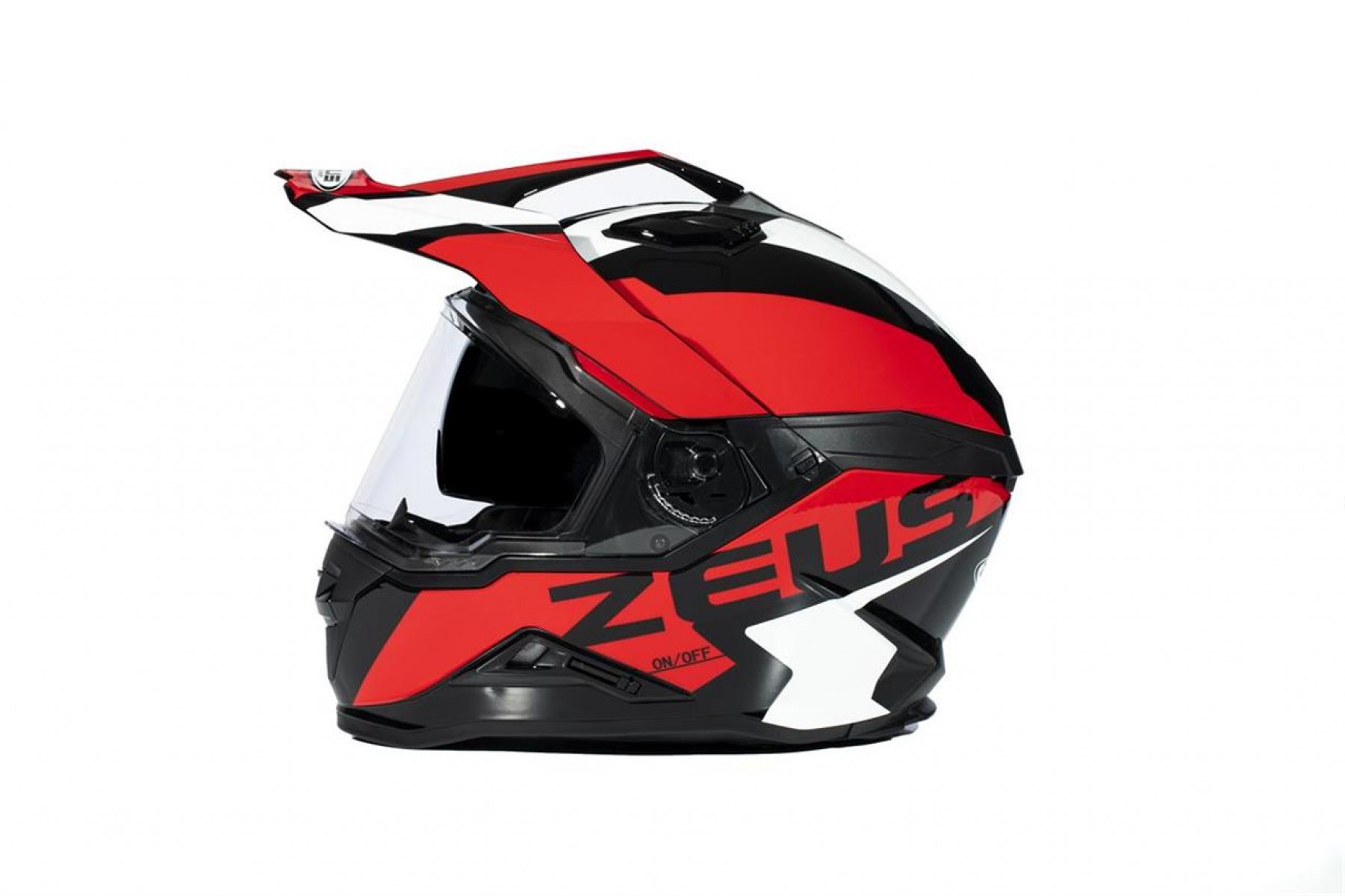Zeus Zs-913 Bf8 Kapalı Kask Siyah-kırmızı