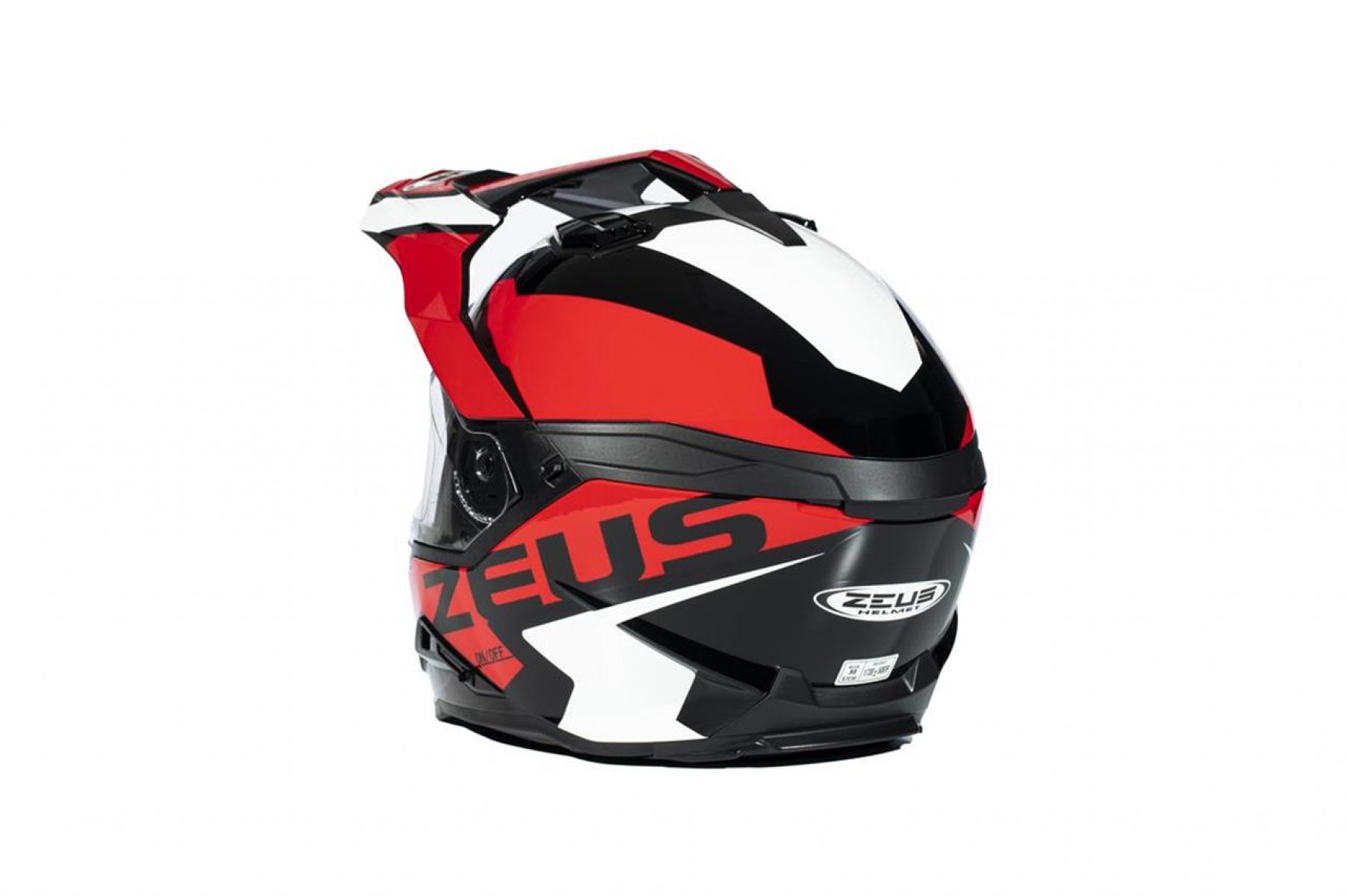 Zeus Zs-913 Bf8 Kapalı Kask Siyah-kırmızı